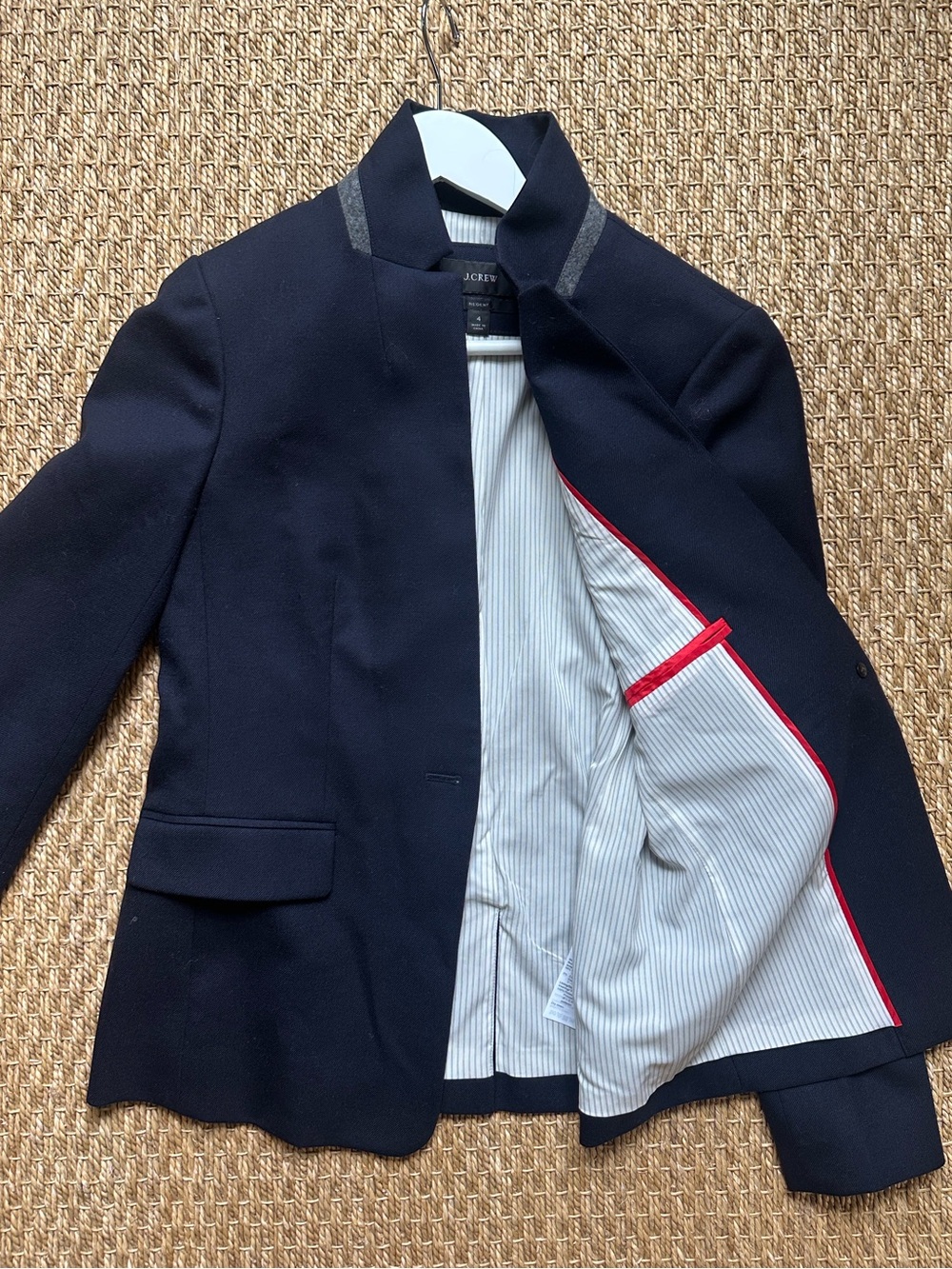 J.Crew Women’s Wool Blazer in Navy